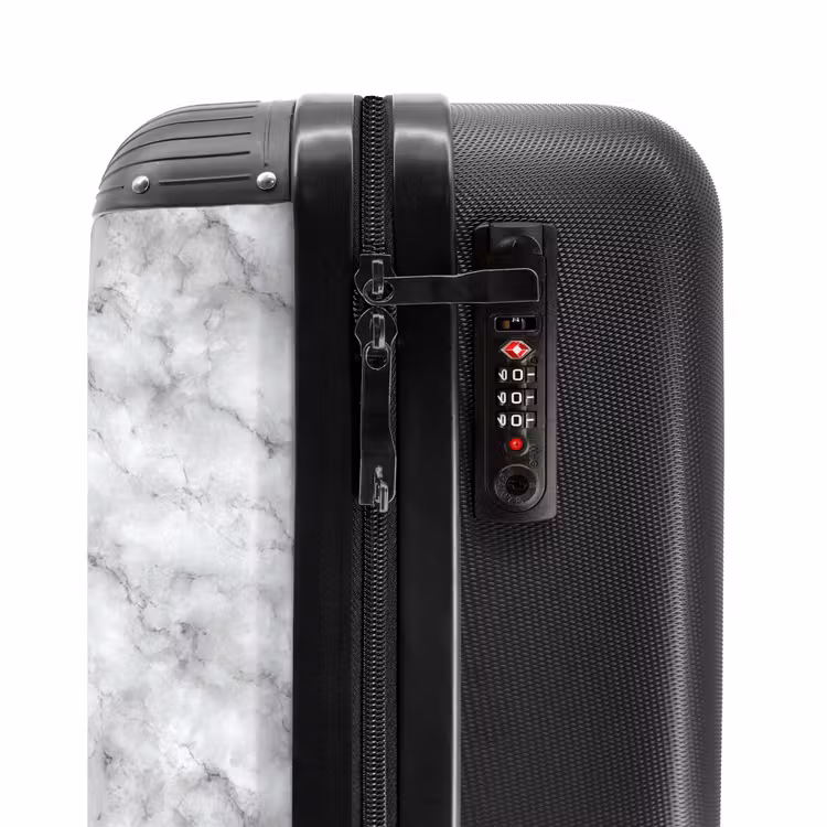 Valise - Gris - Marbre - Classique - Veines — 6