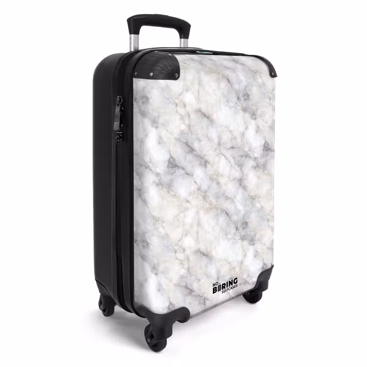 Valise - Gris - Marbre - Détaillé — 2