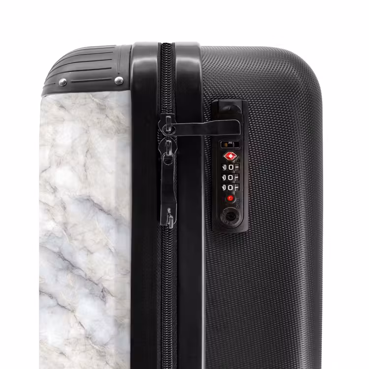 Valise - Gris - Marbre - Détaillé — 6