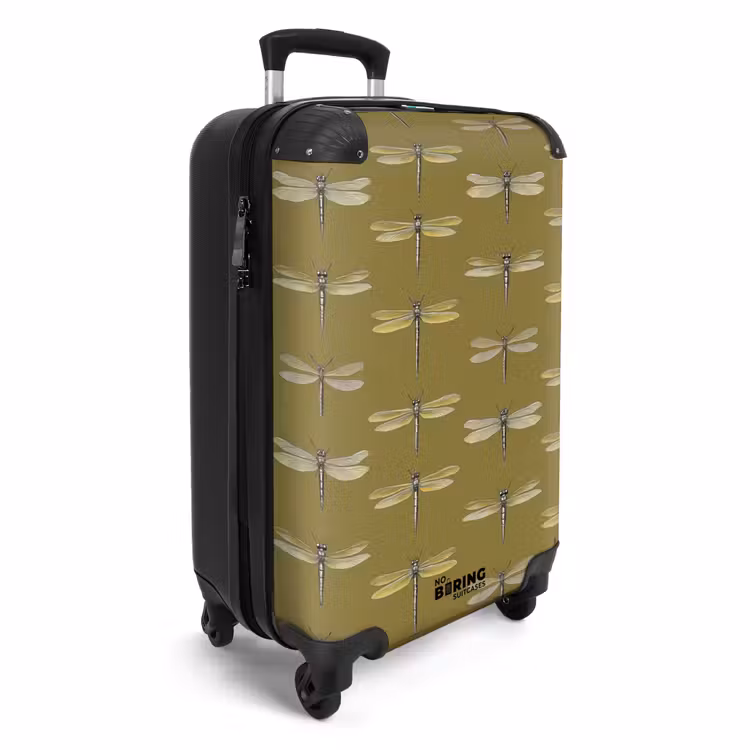 Valise - Libellules - Motif - Vert — 2