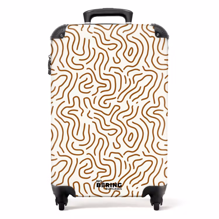 Valise - Minimaliste - Motif - Terracotta — 1