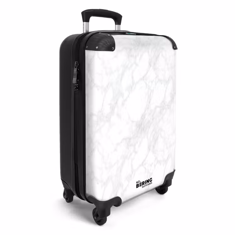 Valise - Minimaliste - Veines blanches - veines grises — 2