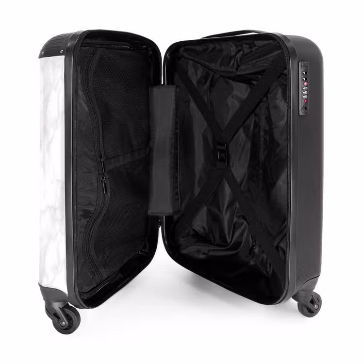 Valise - Minimaliste - Veines blanches - veines grises — 5