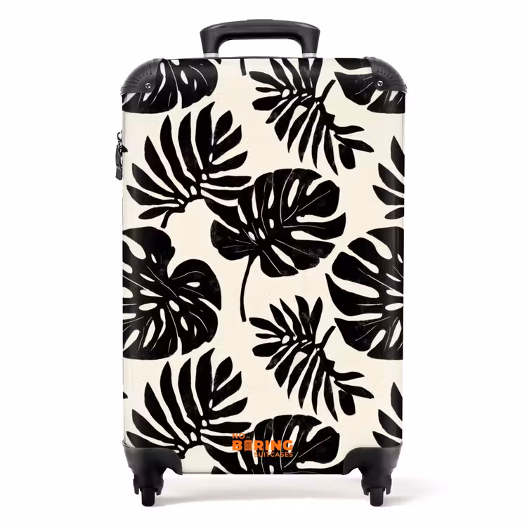 Valise - Modern - Monstera - Noir — 1