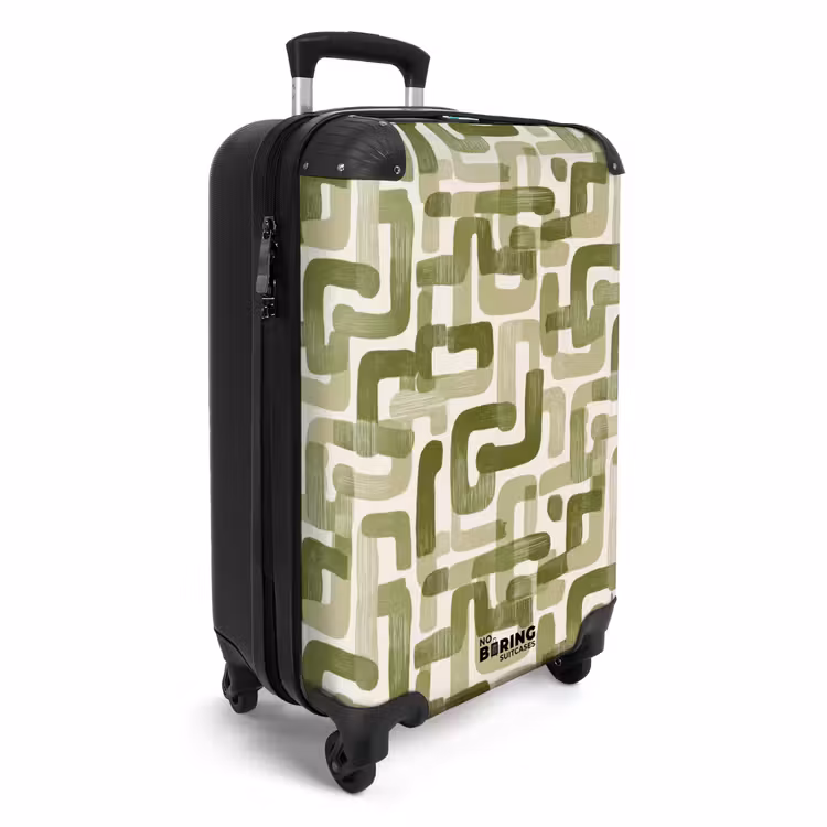 Valise - Moderne - Graphique - Vert — 2