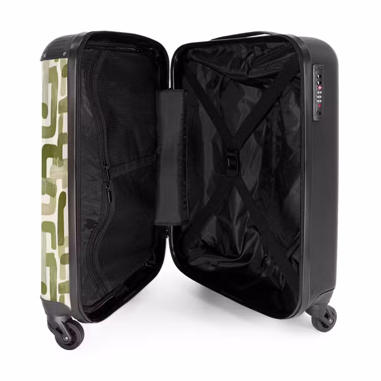 Valise - Moderne - Graphique - Vert — 5