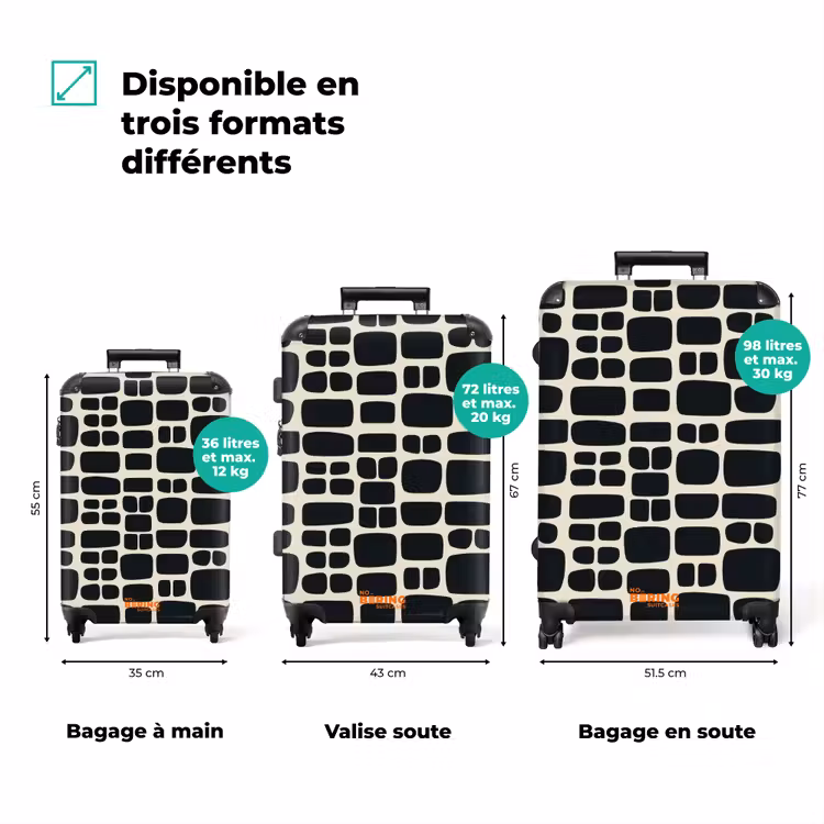 Valise - Moderne - Organic - Noir — 3