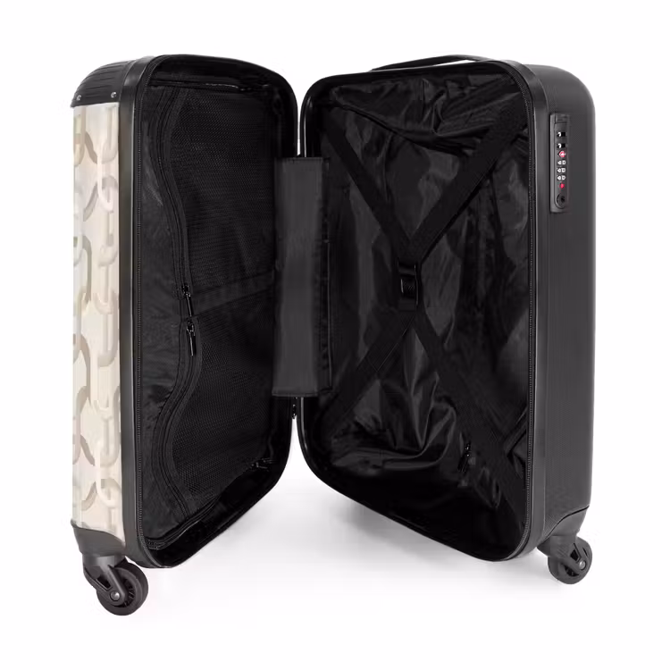 Valise - Motif - Abstrait - Beige — 5
