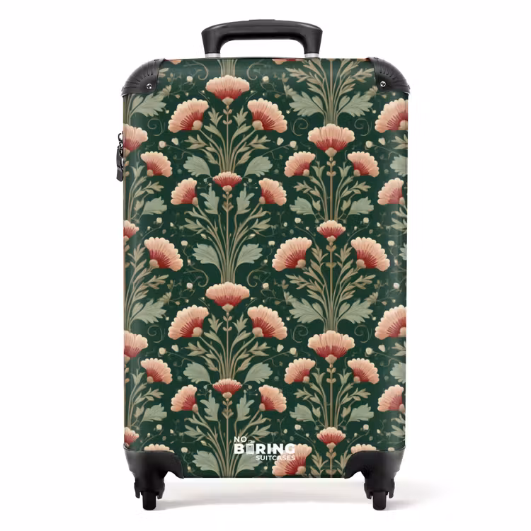 Valise - Motif - Botanique - Coloré — 1