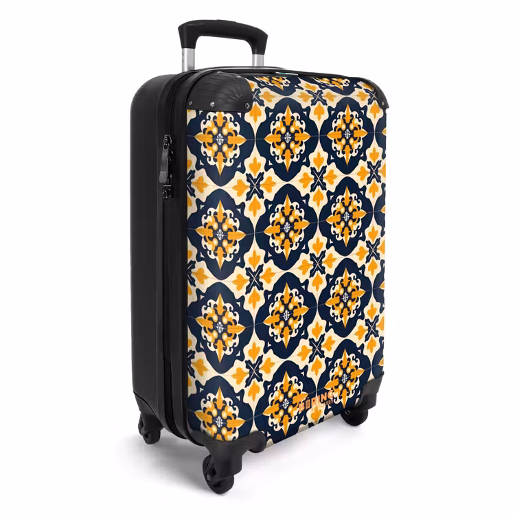 Valise - Motif - Carrelage décoratif - Coloré — 2