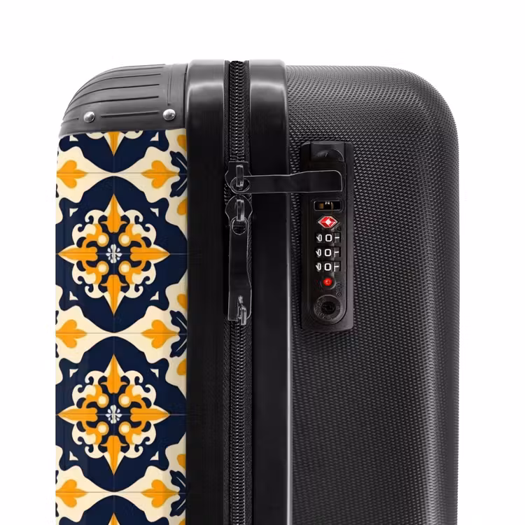 Valise - Motif - Carrelage décoratif - Coloré — 6