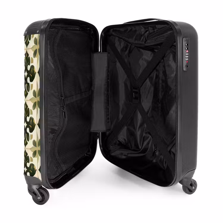Valise - Motif - Carrelage - Vert — 5