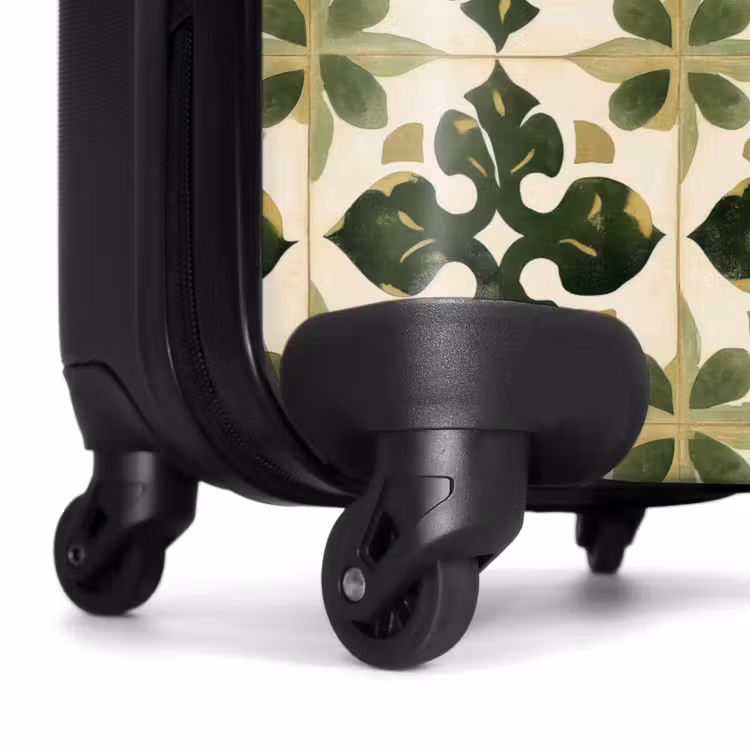 Valise - Motif - Carrelage - Vert — 7
