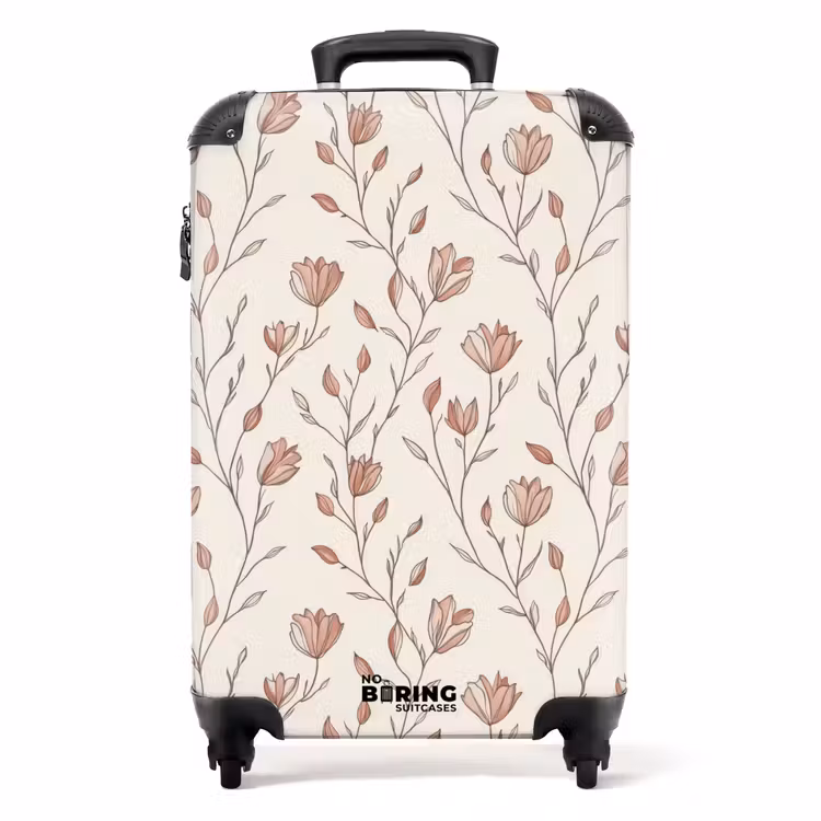 Valise - Motif - Classique - Rose — 1