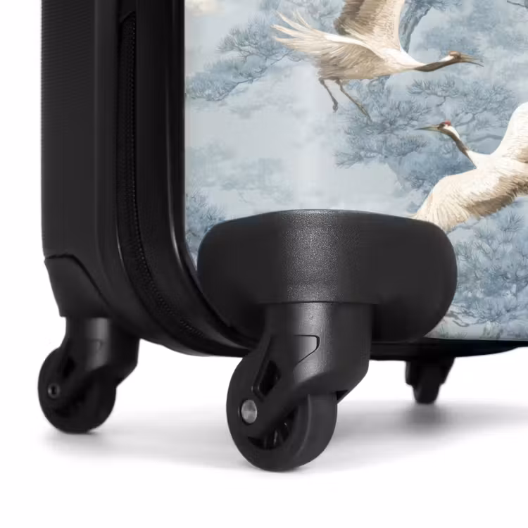 Valise - Nuages - Grues - Bleu — 7