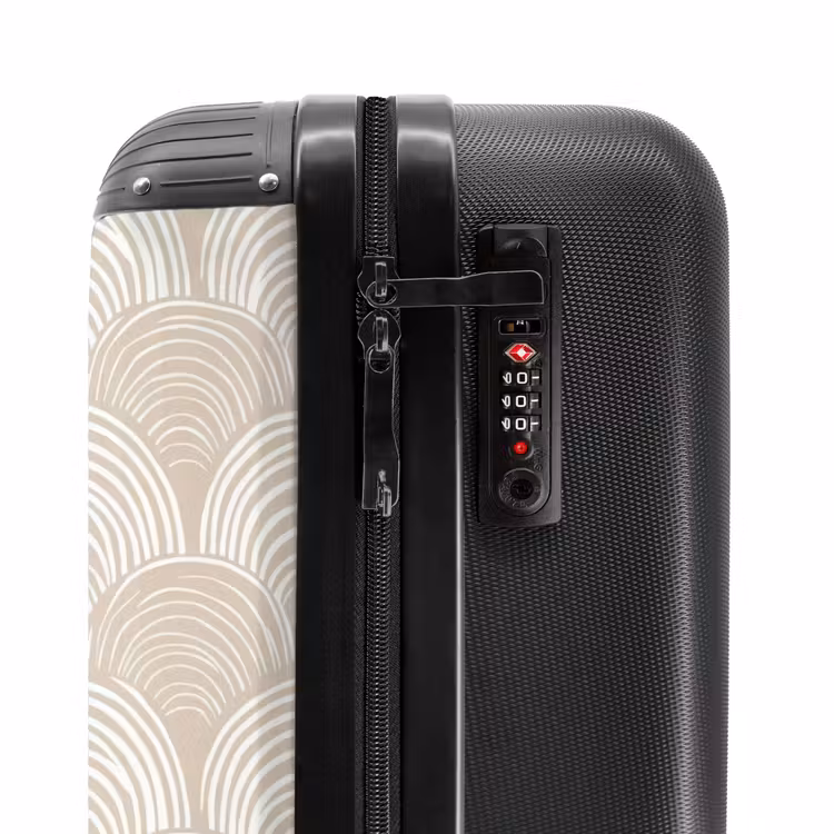 Valise - Ondes - Texture - Beige — 6
