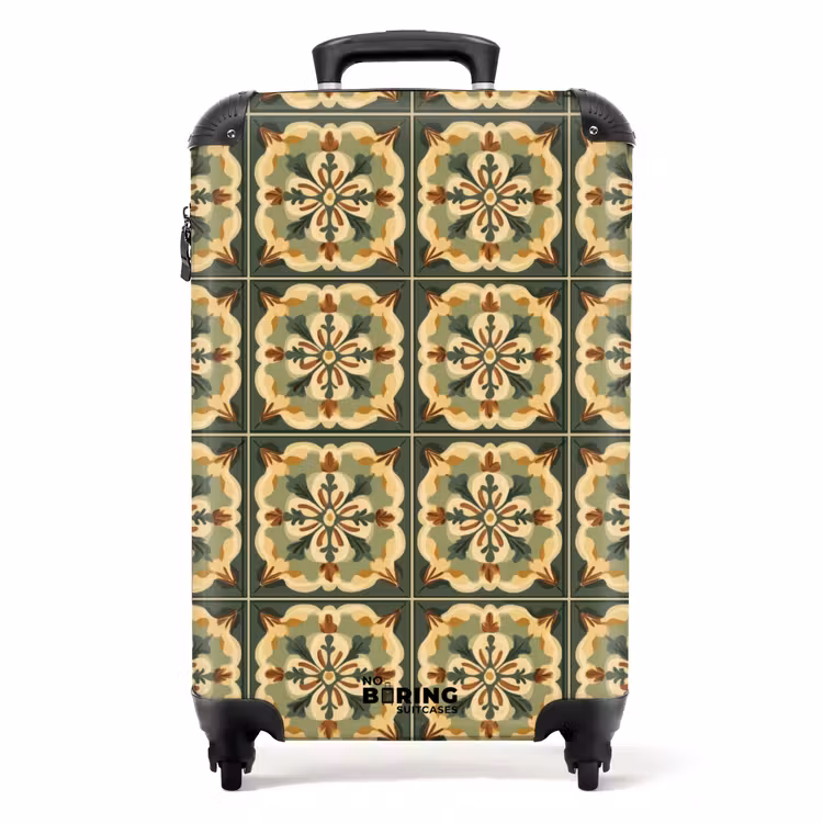 Valise - Ornement - Motif - Vert — 1