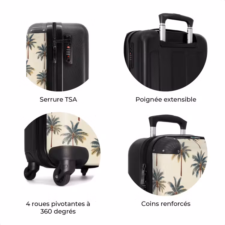 Valise - Palmiers - Tropical - Vert — 8