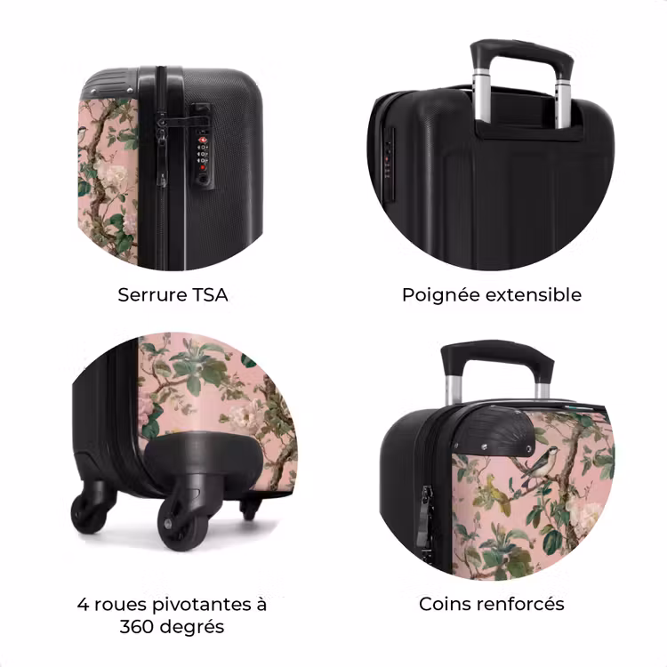 Valise - Pivoines - Botanique - Oiseau — 8