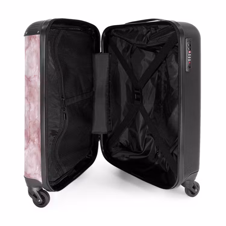 Valise - Rose - Marbre de quartz - Veines — 5