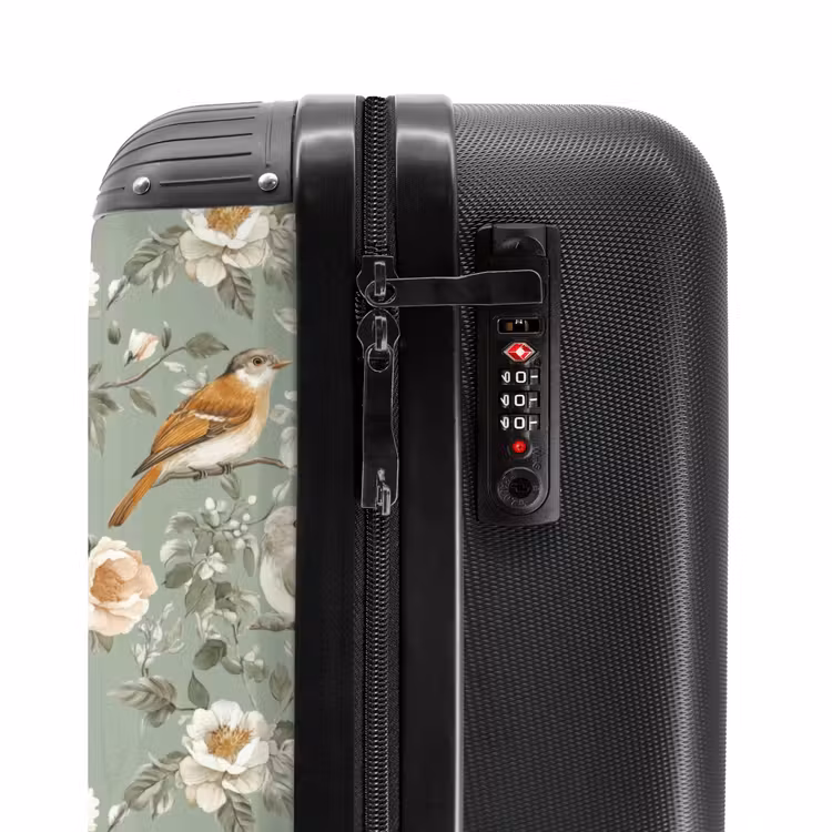 Valise - Rose - Oiseaux - Coloré — 6