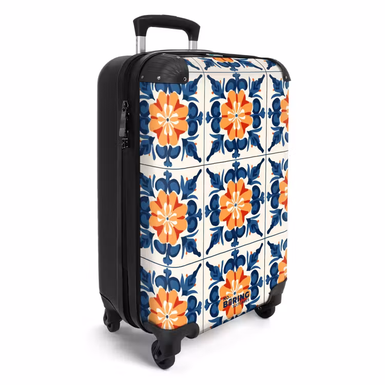 Valise - Traditionnel - Carrelage - Orange — 2