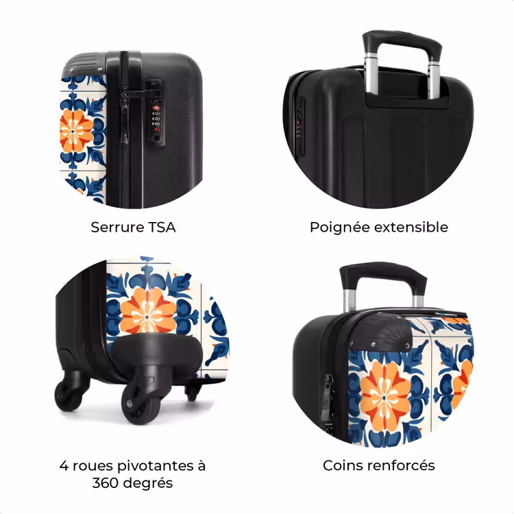 Valise - Traditionnel - Carrelage - Orange — 8