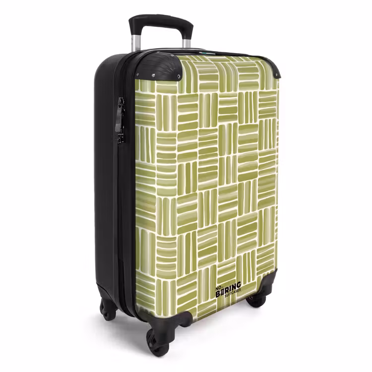 Valise - Tresse - Motif - Vert — 2