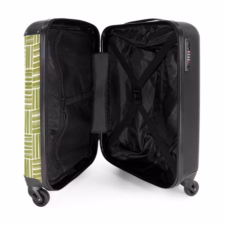Valise - Tresse - Motif - Vert — 5