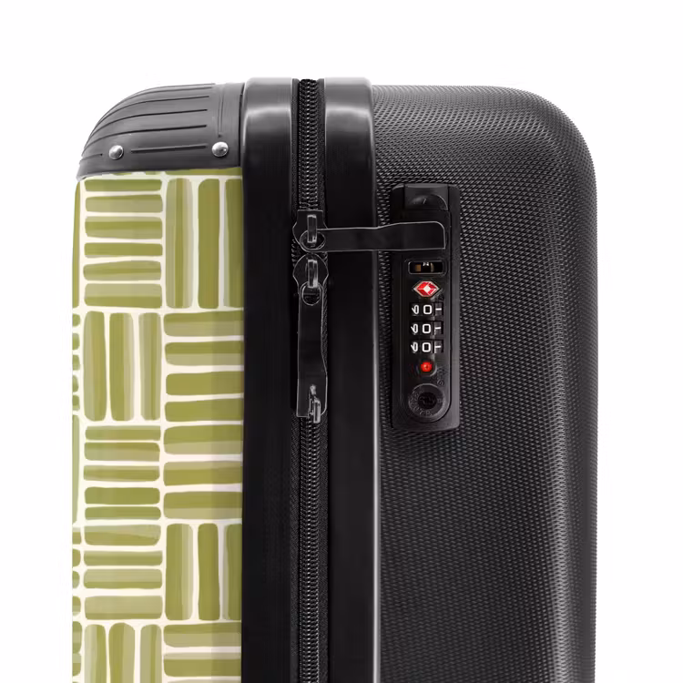 Valise - Tresse - Motif - Vert — 6