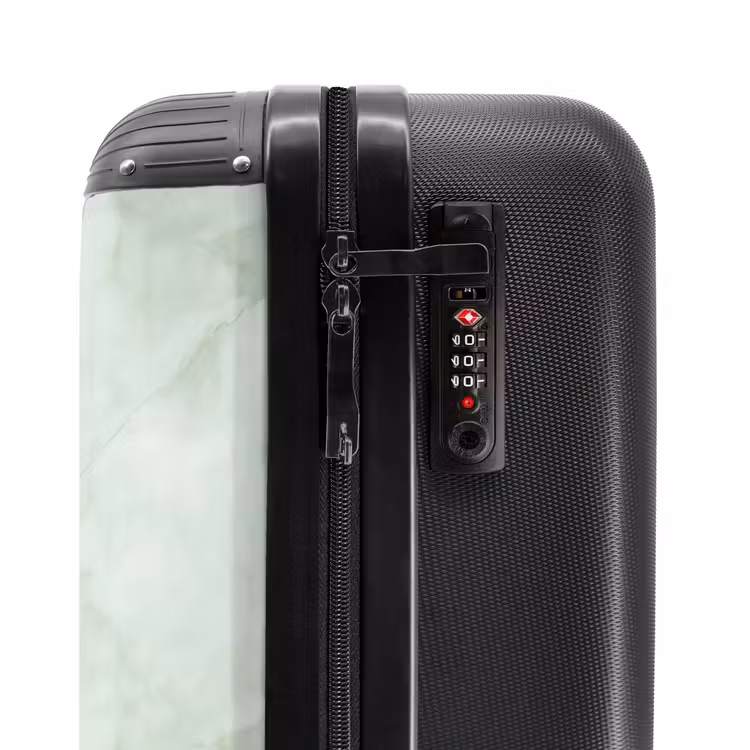 Valise - Vert - Marbre - Veines coulantes — 6
