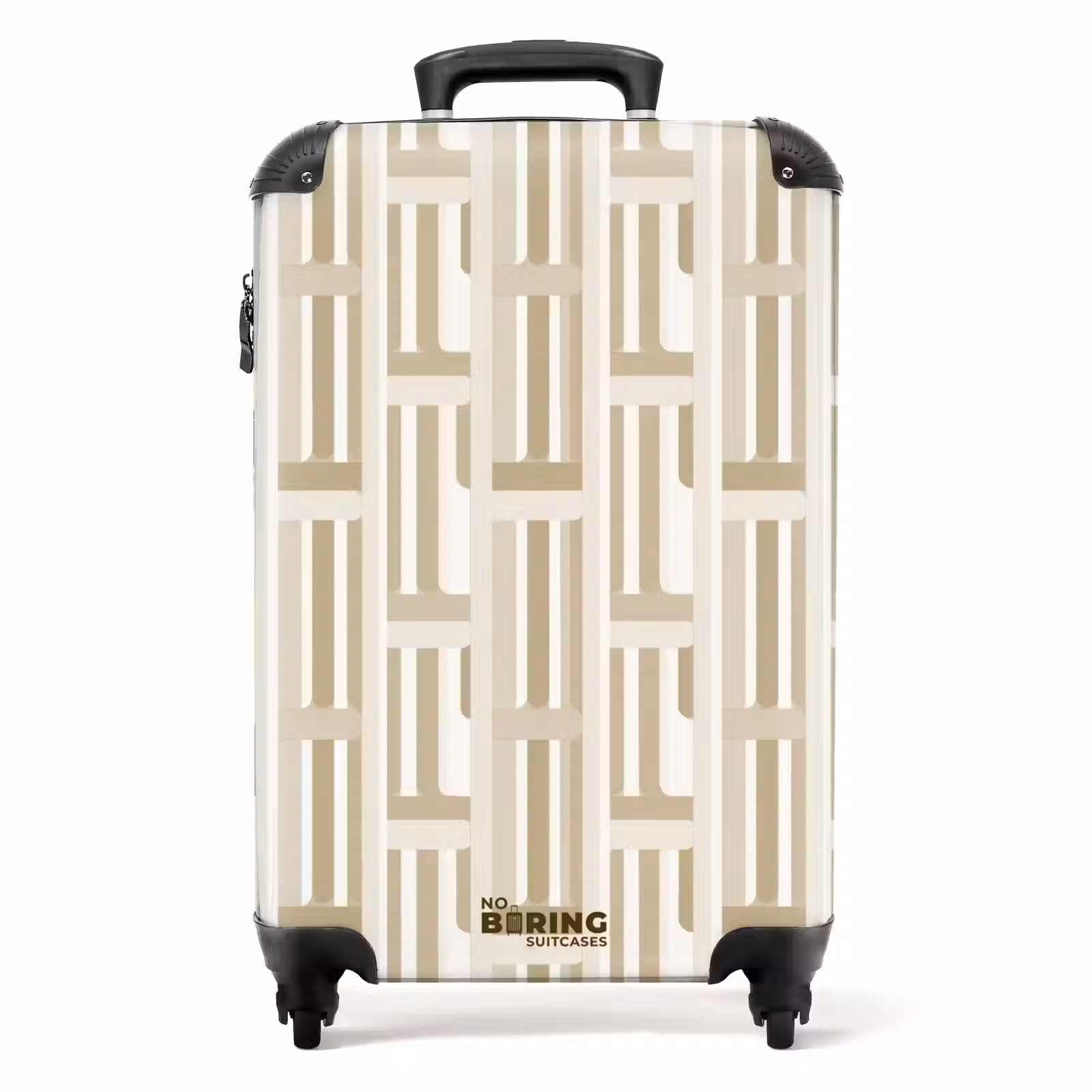 Valise - Moderne - Géométrique - Beige — 1