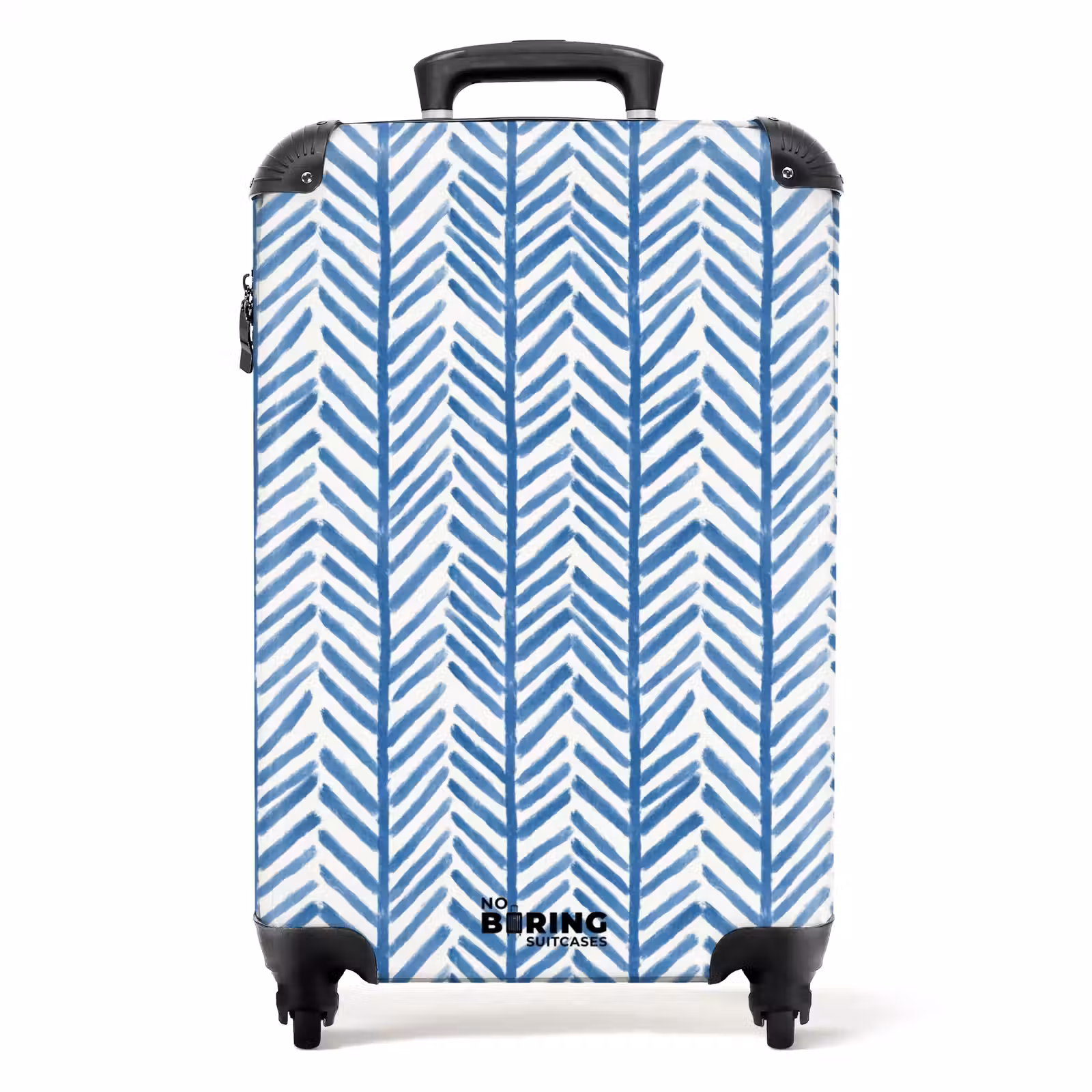 Valise - Motif - Rayures - Bleu — 1