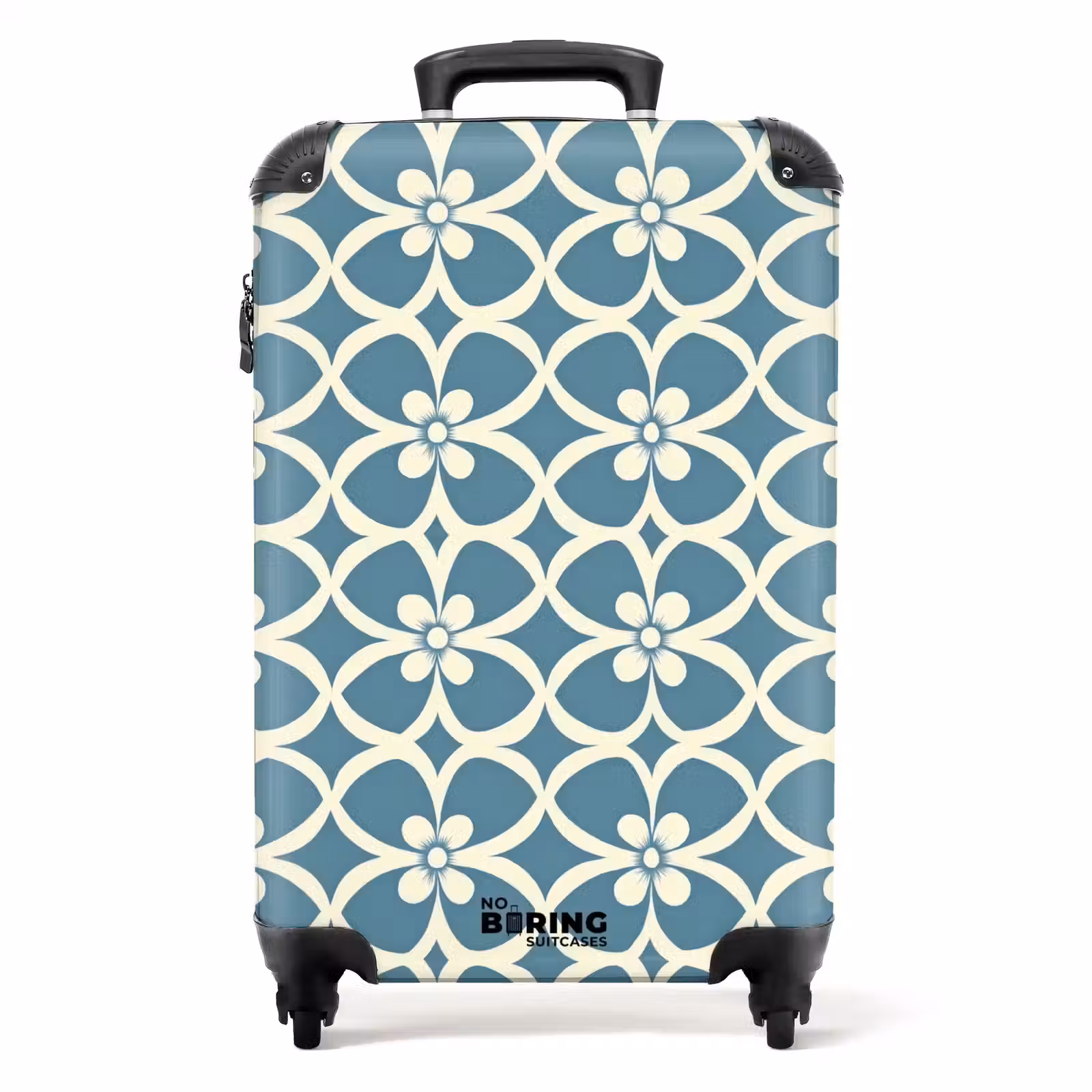 Valise - Motif - Symétrique - Bleu — 1