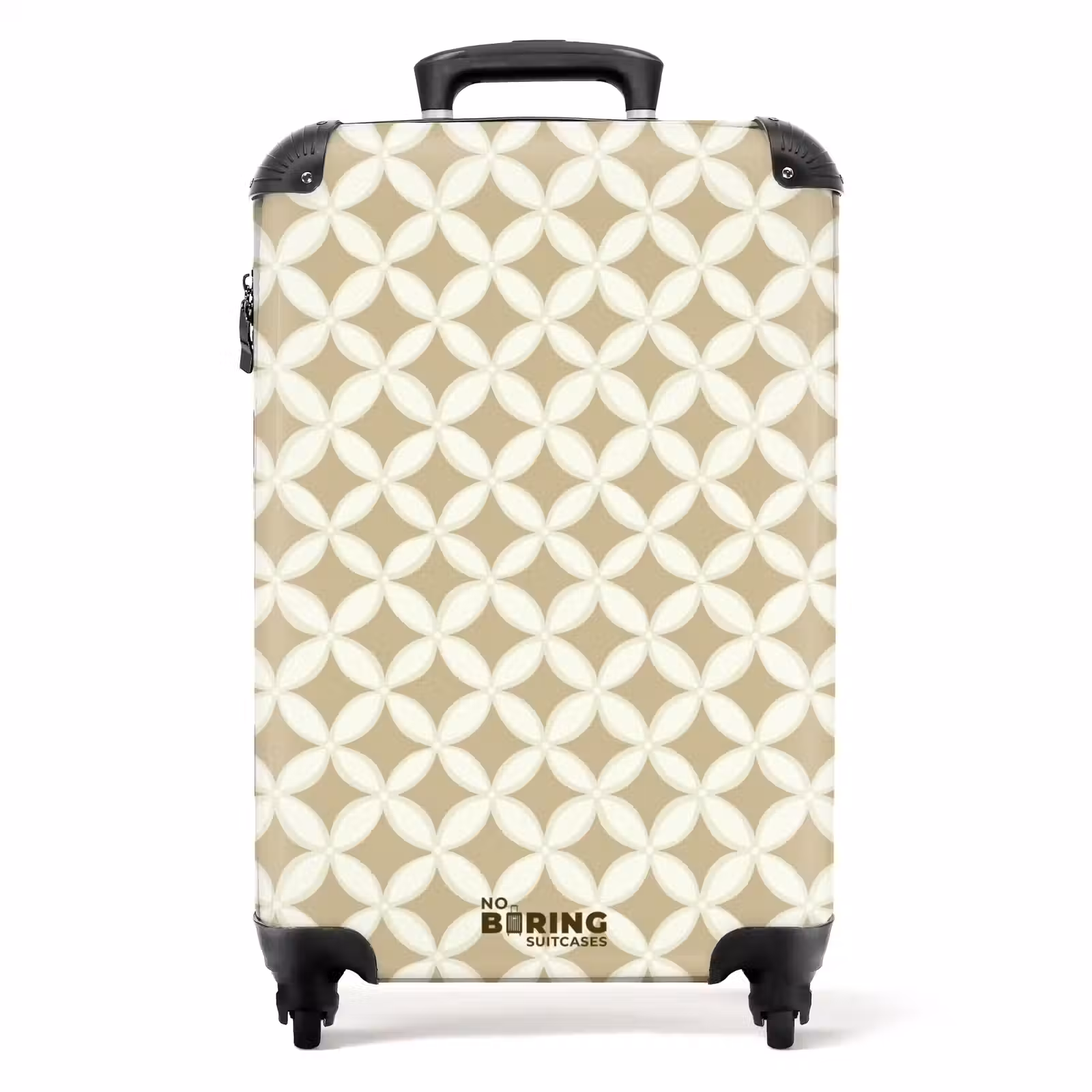 Valise - Symétrique - Motif - Beige — 1
