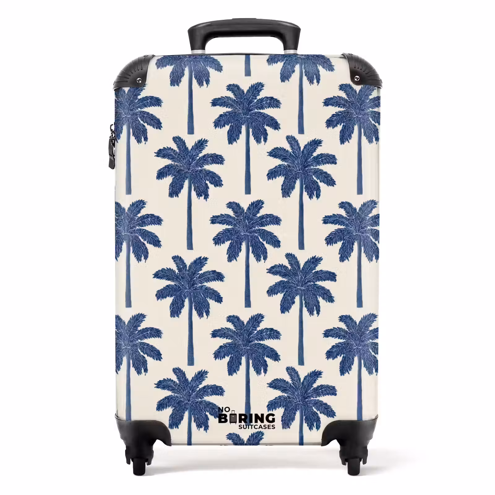 Valise - Symétrique - Palmier - Bleu — 1