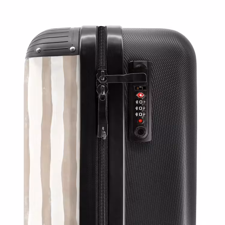 Valise - Minimaliste - Rayures - Beige — 6