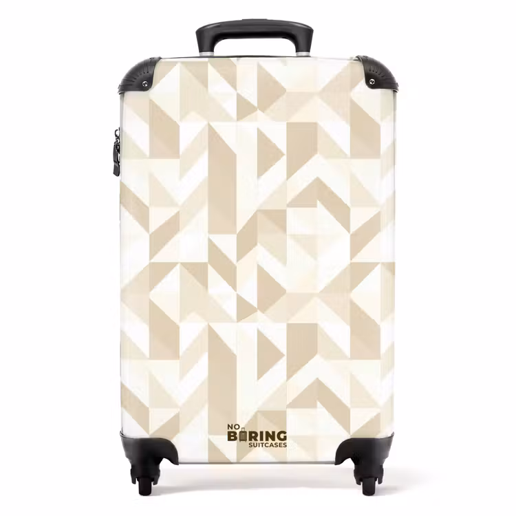 Valise - Moderne - Abstrait - Beige — 1