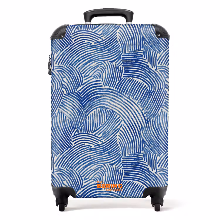 Valise - Moderne - Abstrait - Bleu — 1