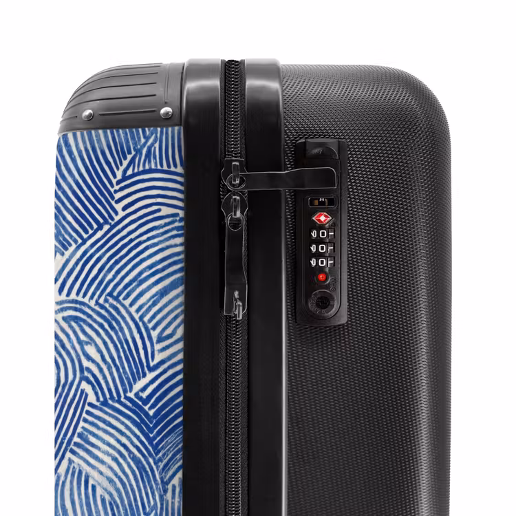 Valise - Moderne - Abstrait - Bleu — 6