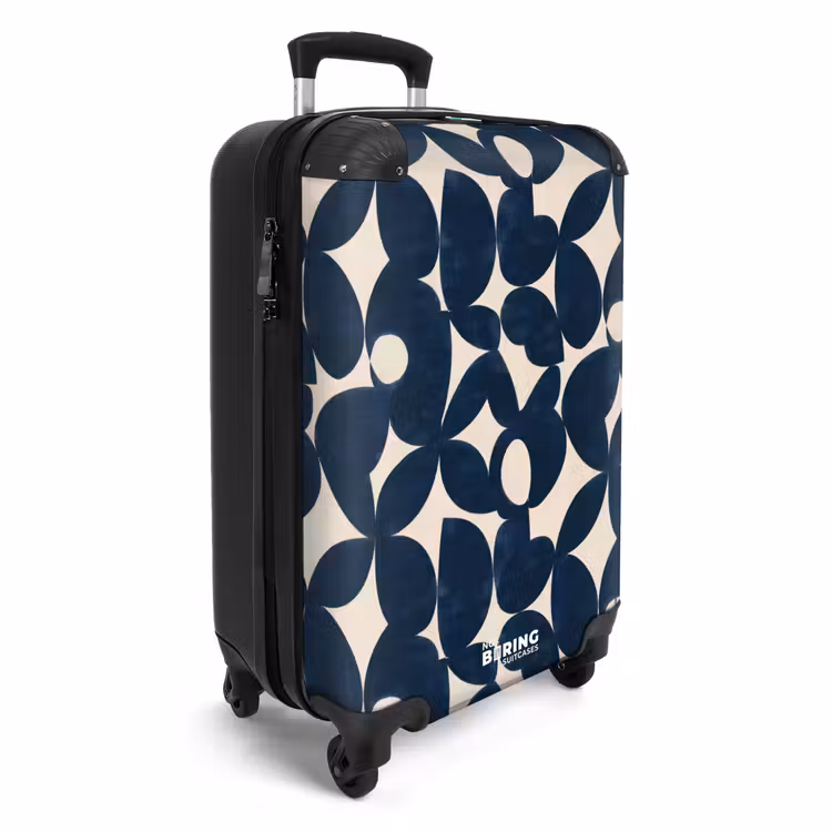 Valise - Moderne - Géométrique - Bleu — 2