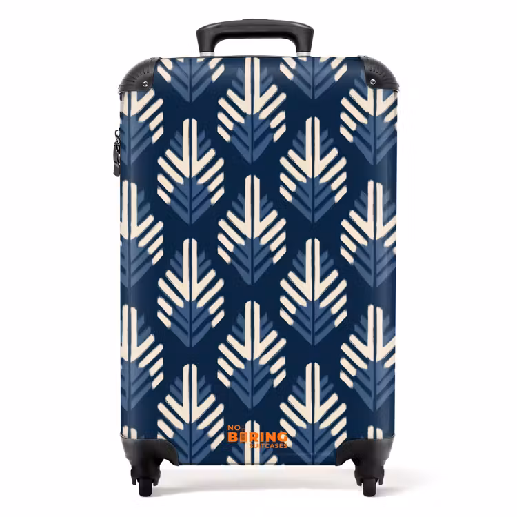 Valise - Moderne - Motif - Bleu — 1
