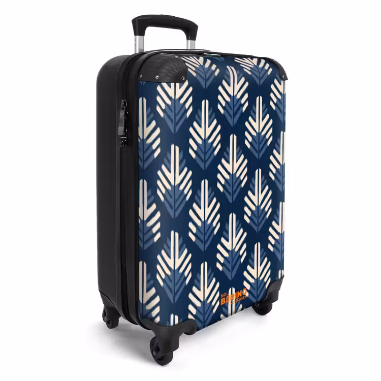 Valise - Moderne - Motif - Bleu — 2