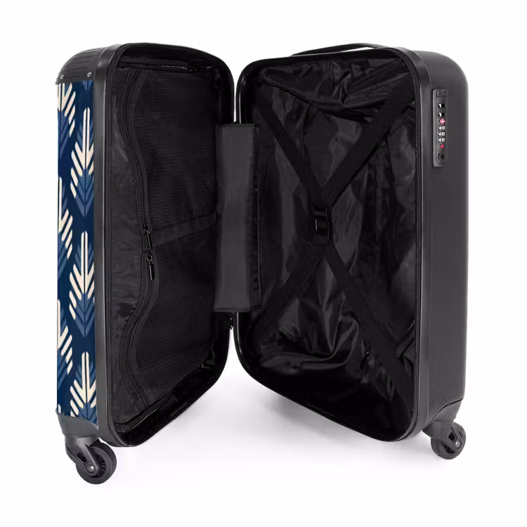 Valise - Moderne - Motif - Bleu — 5