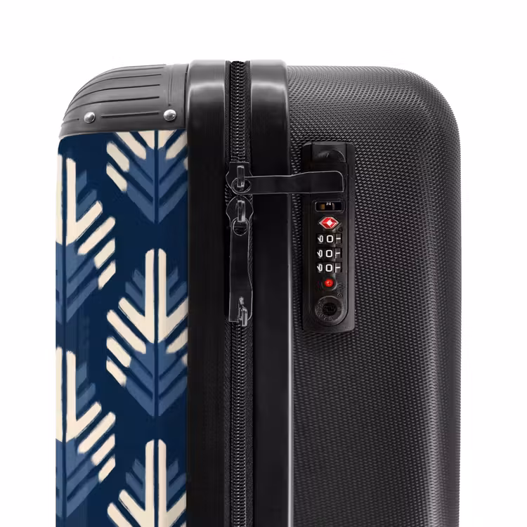 Valise - Moderne - Motif - Bleu — 6