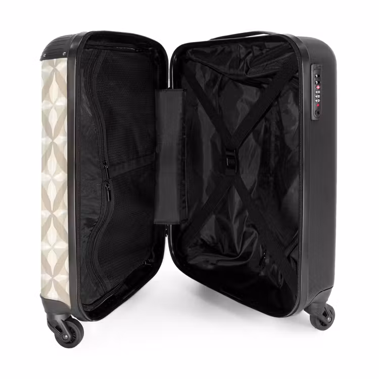 Valise - Motif - Classique - Beige — 5
