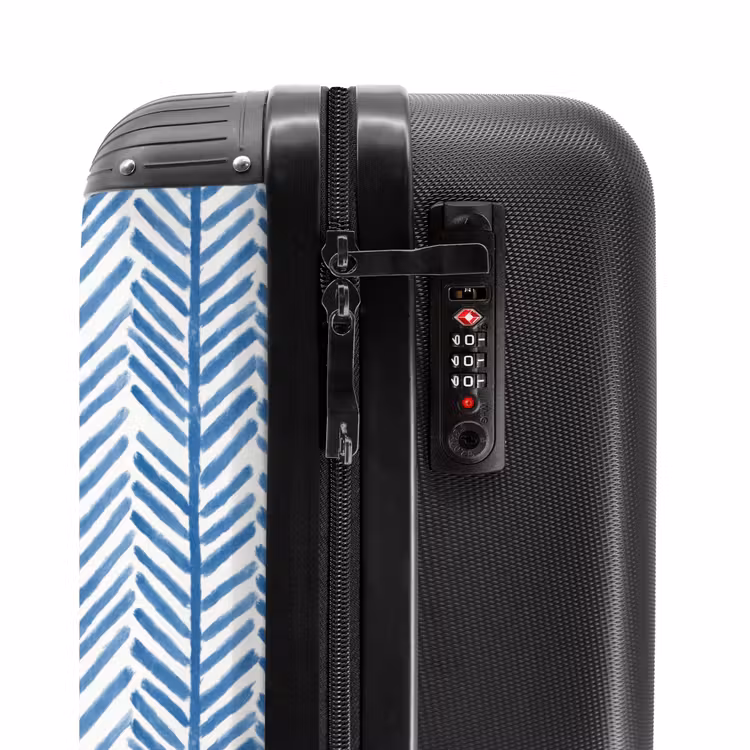 Valise - Motif - Rayures - Bleu — 6