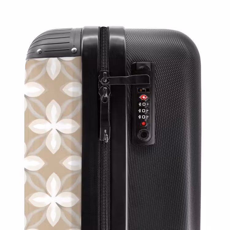 Valise - Motif - Symétrique - Beige — 6