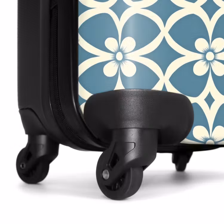 Valise - Motif - Symétrique - Bleu — 7