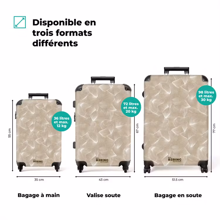Valise - Organic - Texture - Beige — 3